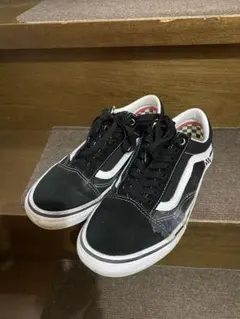 VANS Skate Old Skool 26.5cm ブラック ホワイト 箱付