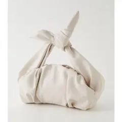 新品タグ付き　rienda（リエンダ）　ハンドルリボンギャザーBag BLKのサムネイル