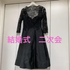 Monique lhuillier ブラックドレス　サイズ0