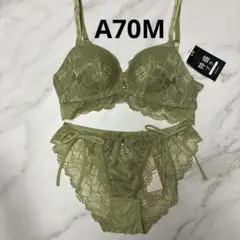A70M チュチュアンナ 刺繍 レース リボン セット　ヒモ　ショーツ　ビジュー