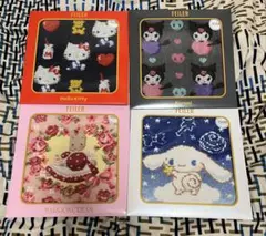 FEILER サンリオ コラボ タオルハンカチ 4枚セット