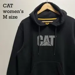 CAT Caterpillar プルオーバーパーカー M ビッグロゴ 刺繍