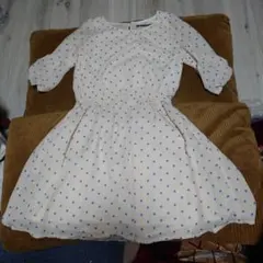 ページボーイ　ワンピース　半袖　ドット　水玉　PAGEBOY