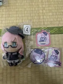 【グッスマくじ】ぬいぐるみ ラバーキーホルダー 缶バッジセット ルカ【初寝ミク】