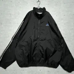 c7 adidas ナイロンジャケット XL 刺繍ロゴ ヴィンテージ 海外古着
