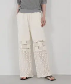 セレクトモカ レースワイドパンツ