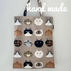 トートバック　猫柄