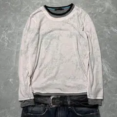 00s layered long sleeve grunge swag y2k