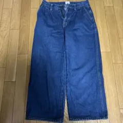 coen ワイドストレートデニム