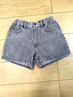 UNIQLO グレー デニム　半ズボン 130サイズ