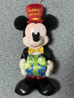ミッキーマウス バースデーぬいぐるみバッジ 2016 【タグ無】