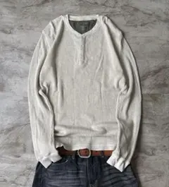00s old UNIQLO thermal henry neck Y2Kのサムネイル