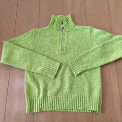 アニエスベー　サイズ2 ジップアップニット