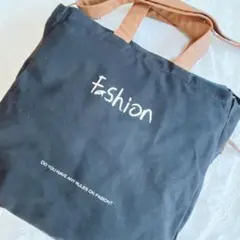 ショルダーバッグ 大きめ 大容量 帆布 トートバッグ 黒 ファスナー付