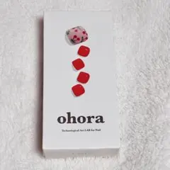 ohora オホーラ ジェルネイルシール P CHERRY CRUSH