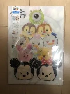 ディズニー ツムツム クリアファイル 4枚セット