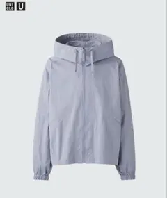 新品未使用 UNIQLO ユニクロ ウィメンズ フーデッドブルゾン M グレーのサムネイル