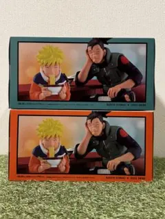 NARUTO 一楽でのひととき うずまきナルト　うみのイルカ　フィギュア