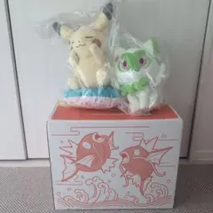 【 新品未使用 】2026★ピカピカボックス（ピカチュウ無）＆一番くじぬいぐるみ