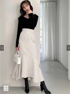 【新品】GRL　ツイードマーメイドスカート[gc158]