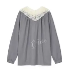 faerie fa.er.ie lace V neck shirring top - メルカリ