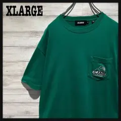 【即完売モデル】エクストララージ☆ワンポイント刺繍ロゴ　ポケット　半袖Ｔシャツ