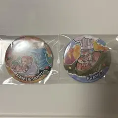 ワンピース コレクション缶バッジ autumn 第1弾 ナミ サンジ フランキー