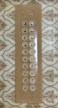 No.15 シルバーストーンの耳ツボジュエリーシール