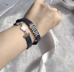 ディオール　ノベルティ　クロバーチョーカー/ブレスレット