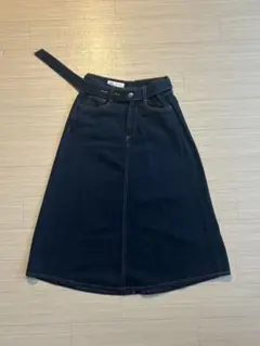 ZARA ロングデニムスカート