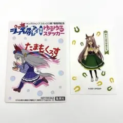 賽馬娘  tamam摩克斯 /  સેટનો ડાયમંડ 貼紙兩件組