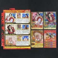 ワンピース カードダス メモリアルシート ベリーマッチ ハンコック ミホーク ワンピース カードダス メモリアルシート ベリーマッチ ハンコック