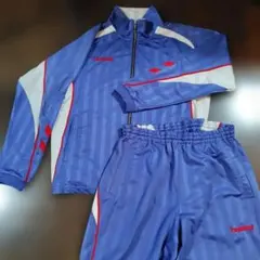 hummel ジャージ 上下セット ブルーMサイズ使用スミのサムネイル