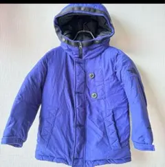110cm ノースフェイス　ブルー　ダウンコート　キッズ　アウター　キャンプ