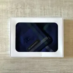 【新品】BURBERRY バーバリー ハンカチ チェック ネイビー