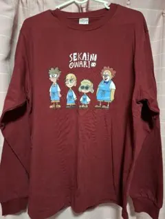 セカオワ mad lamb café ロンT赤(Mサイズ) ロングTシャツ - メルカリ
