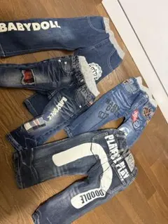 BABYDOLL デニムパンツ 4点セット 80＆90