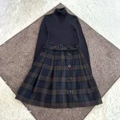 BLUE LABEL CRESTBRIDGE ニットワンピース 38 - メルカリ