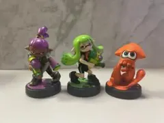 スプラトゥーン amiibo(アミーボ) 限定色3点