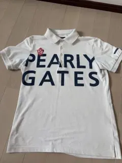 PEARLY GATES ポロシャツ サイズ5 ホワイト