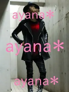 NO ID. ノーアイディー レザー切替プレミアムライダースコート