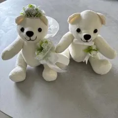 4℃ ウェディングベア ぬいぐるみ ペア