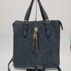 CAPRICIEUX LE'MAGE バッグパック トート 2way パイソン柄