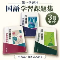 第一学習社 国語 学習課題集3冊セット 論理国語・文学国語・古典探究 書き込み