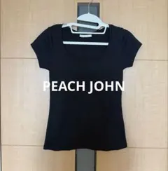 ピーチジョン デコルタンTシャツ ブラック Sサイズのサムネイル