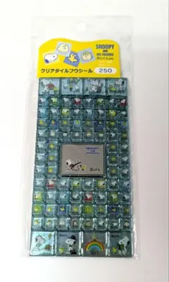 S-25【レア】スヌーピー　シール　当時物　タイルシール　 SNOOPY