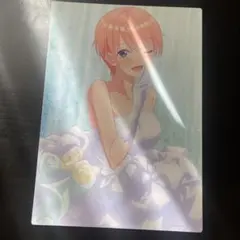 五等分の花嫁 映画特典色紙 一花