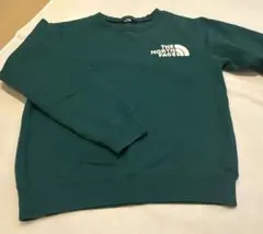 ねね様専用　ノースフェイス　キッズ　裏起毛トレーナー　グリーン＆グレー2着セット