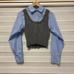 NICE CLAUP シャツベスト