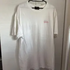 STUSSY ステューシー Tシャツ ホワイト ピンクロゴのサムネイル